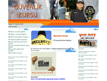 Tablet Screenshot of guvenlikkursuistanbul.com